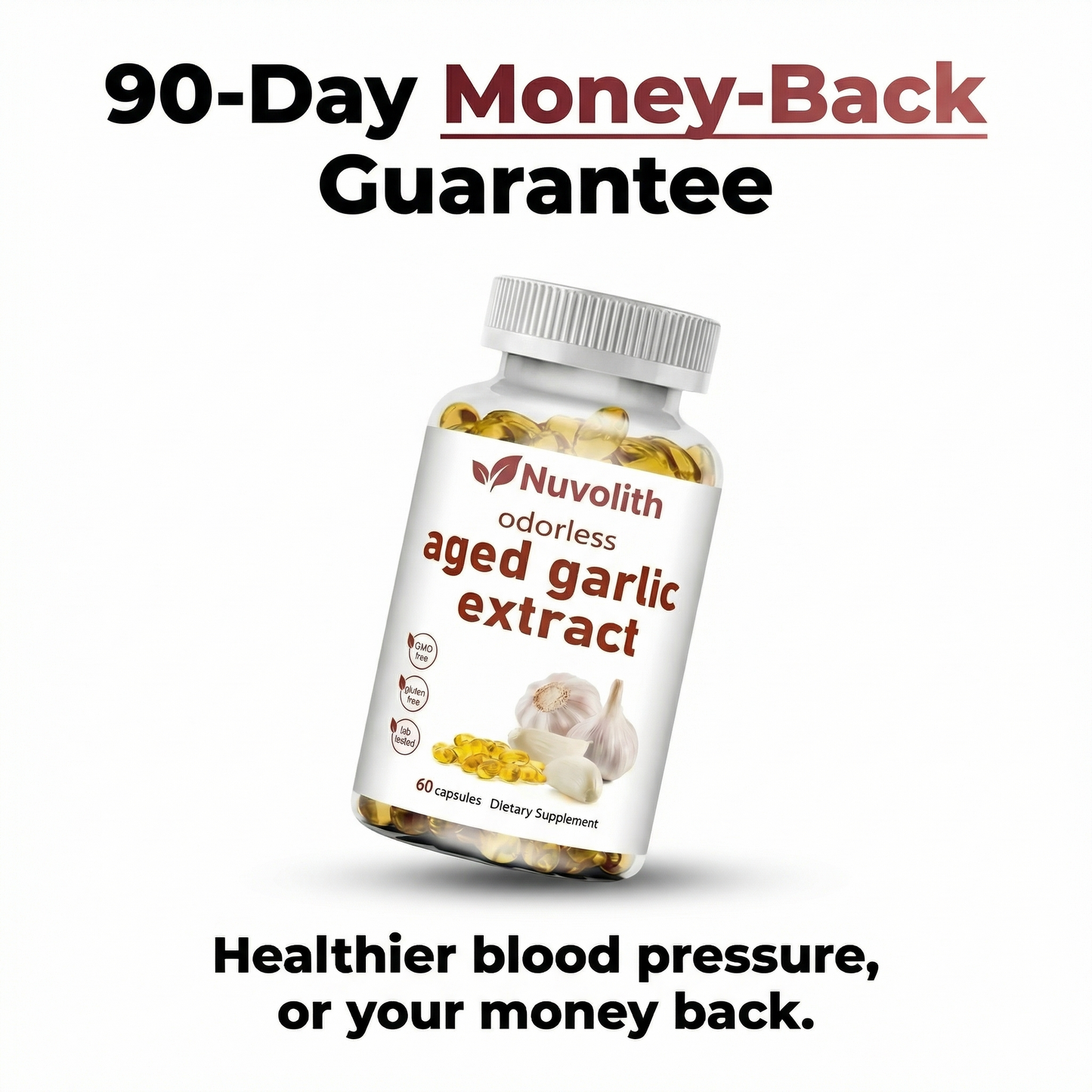 Aged Garlic Extract - 7500mg Odorless Softgels